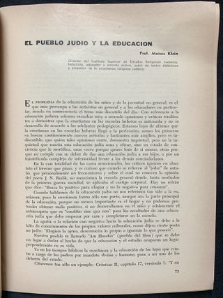 Item 281675. LA CONGREGACI&Oacute;N: &Oacute;RGANO DE LA CONGREGACI&Oacute;N ISRAELITA DE LA REP&Uacute;BLICA ARGENTINA. (SETIEMBRE 1966) [INSCRIBED BY CONTRIBUTOR] [ONE ISSUE]