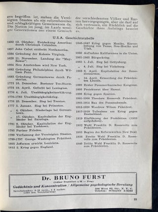 Item 281683. AUFBAU ALMANAC: THE IMMIGRANT&rsquo;S HANDBOOK. 1941/5701