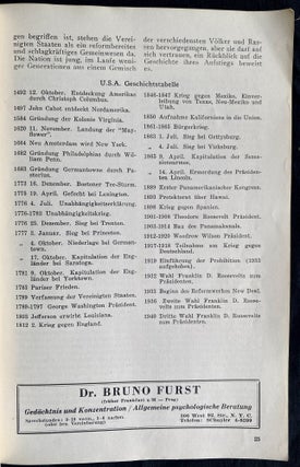 Item 281683. AUFBAU ALMANAC: THE IMMIGRANT’S HANDBOOK. 1941/5701