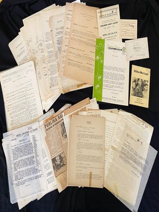 LARGE ARCHIVE: 1937-1939 INTERNATIONAL DISTRIBUTION OF THE POLISH-YIDDISH FILM, &ldquo;MIR KUMEN...