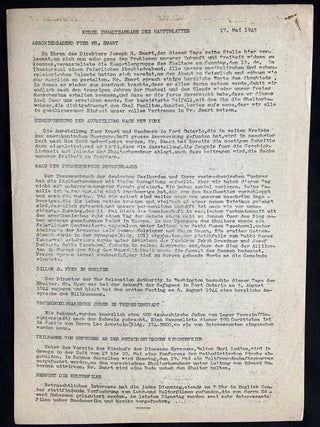 Item 281758. ONTARIO CHRONICLE. VOL I, NR 27. MAY 17, 1945
