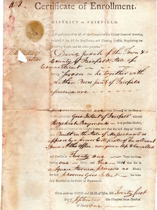 CERTIFICATE OF ENROLLMENT, 1791