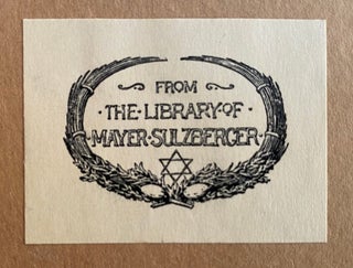 Item 281820. SEFER ZIKHRONOT TSIYON: YEKALKEL MA'ASIM VE-ZIKHRONOT MI-TEKUFAT HA-YISHUV HE-HADASH BE-ERETS YISRA'EL